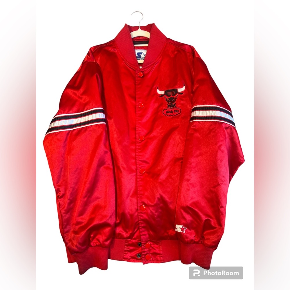 Mens Starter Chicago Bulls Jacket 🔥 XL
